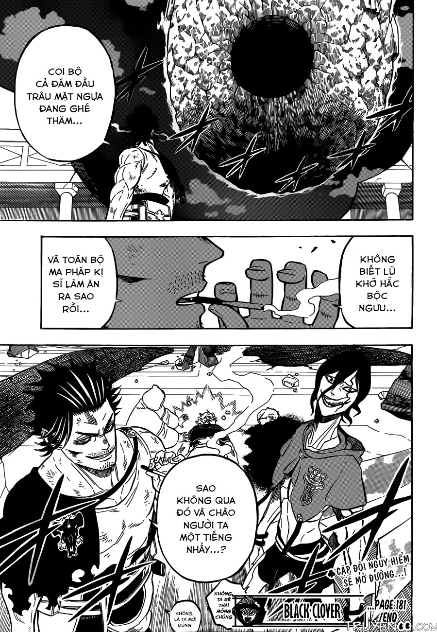 Black Clover - Thế Giới Phép Thuật Chap 181 - Next Chap 182