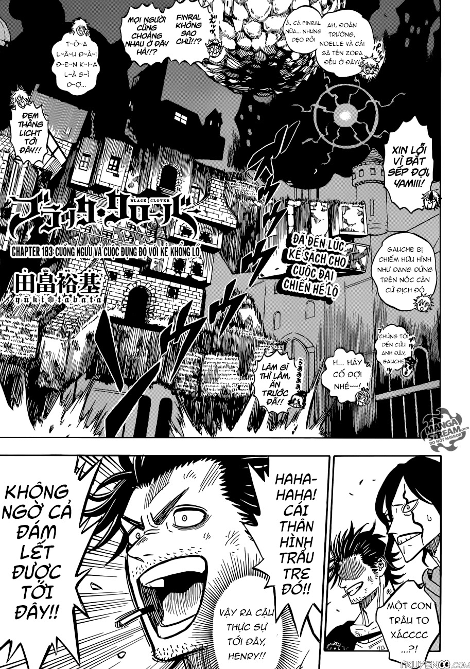 Black Clover - Thế Giới Phép Thuật Chap 183 - Next Chap 184