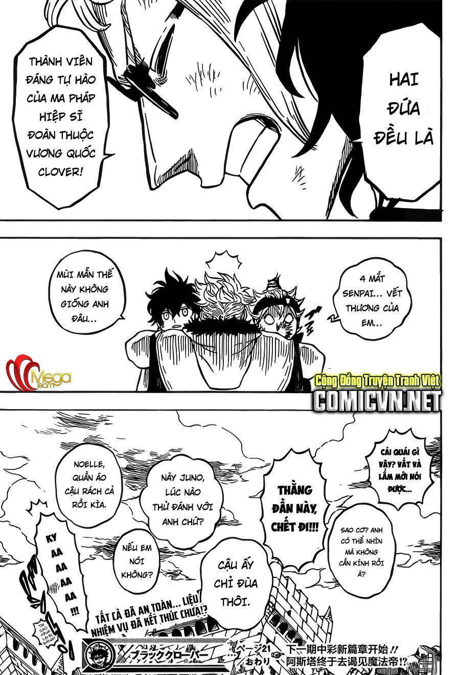 Black Clover - Thế Giới Phép Thuật Chap 21 - Next Chap 22