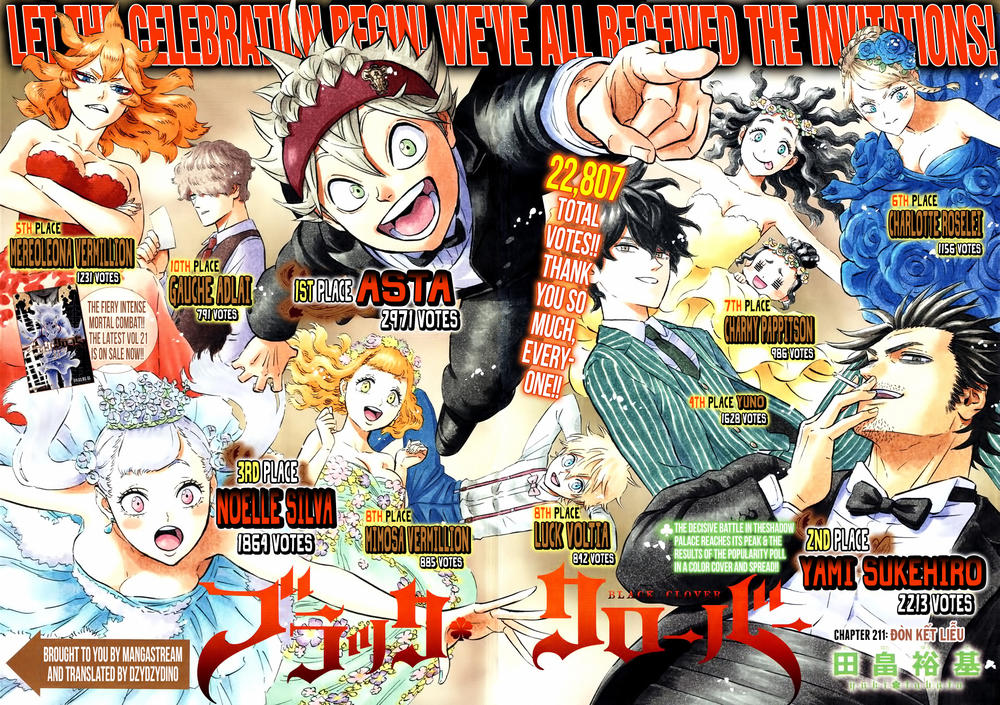 Black Clover - Thế Giới Phép Thuật Chap 211 - Next Chap 212