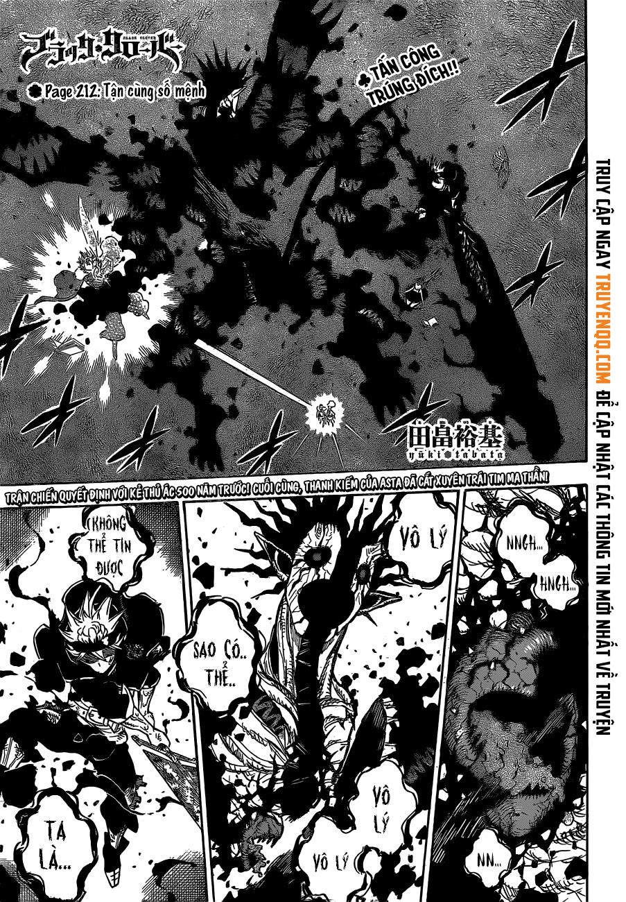 Black Clover - Thế Giới Phép Thuật Chap 212 - Next Chap 213