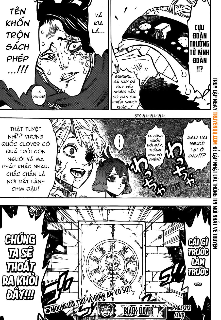 Black Clover - Thế Giới Phép Thuật Chap 212 - Next Chap 213