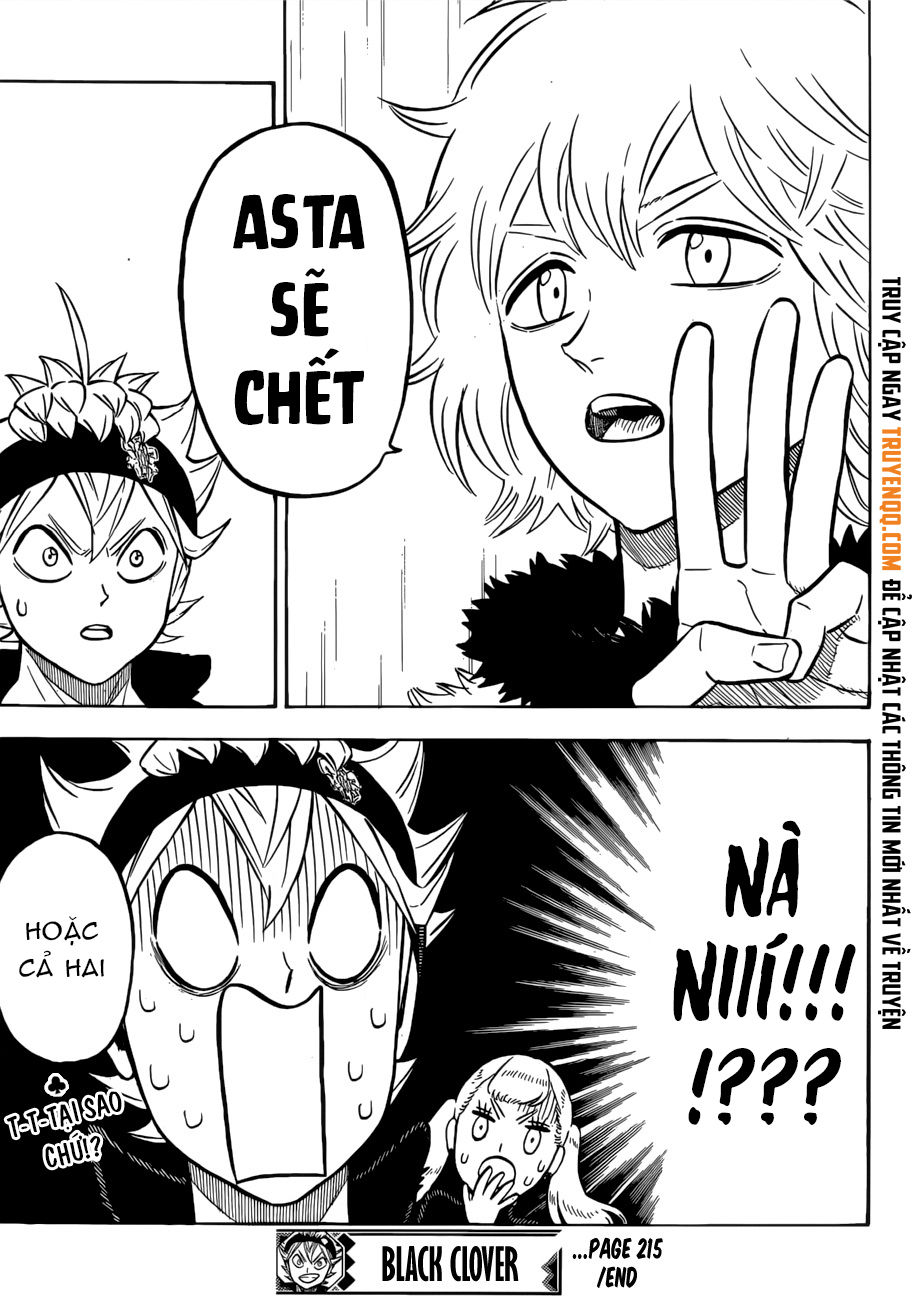 Black Clover - Thế Giới Phép Thuật Chap 215 - Next Chap 216