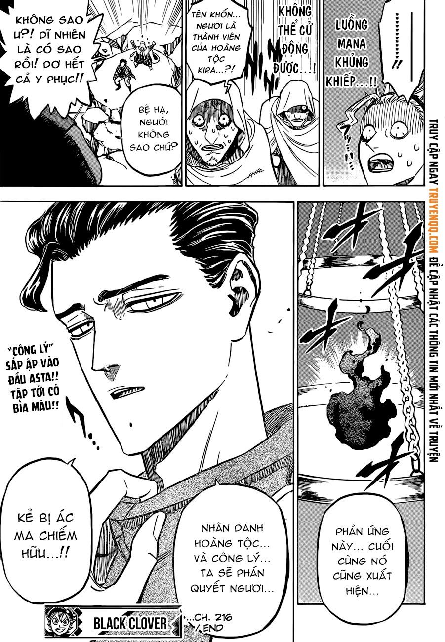 Black Clover - Thế Giới Phép Thuật Chap 216 - Next Chap 217