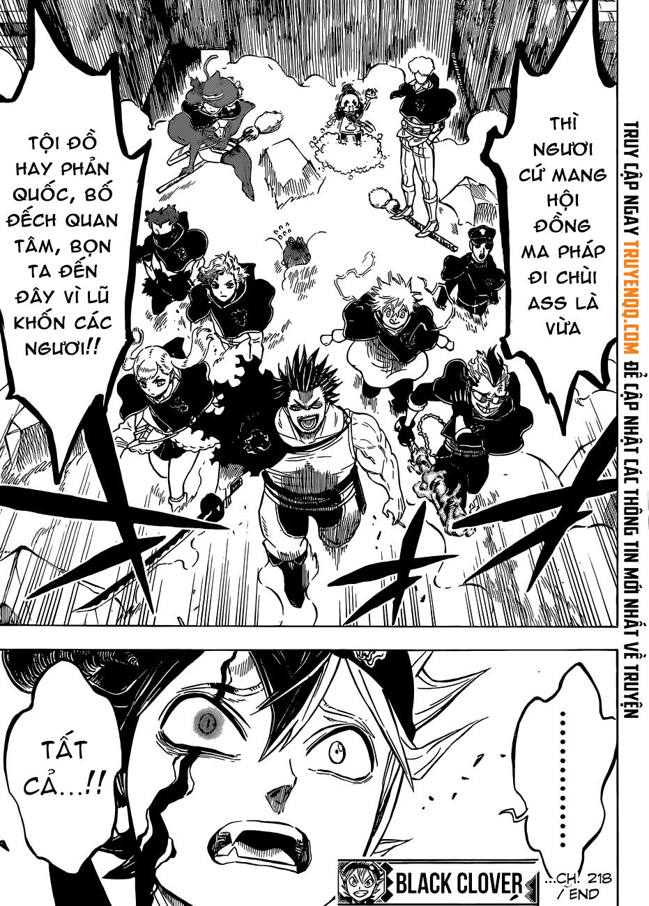 Black Clover - Thế Giới Phép Thuật Chap 218 - Next Chap 219
