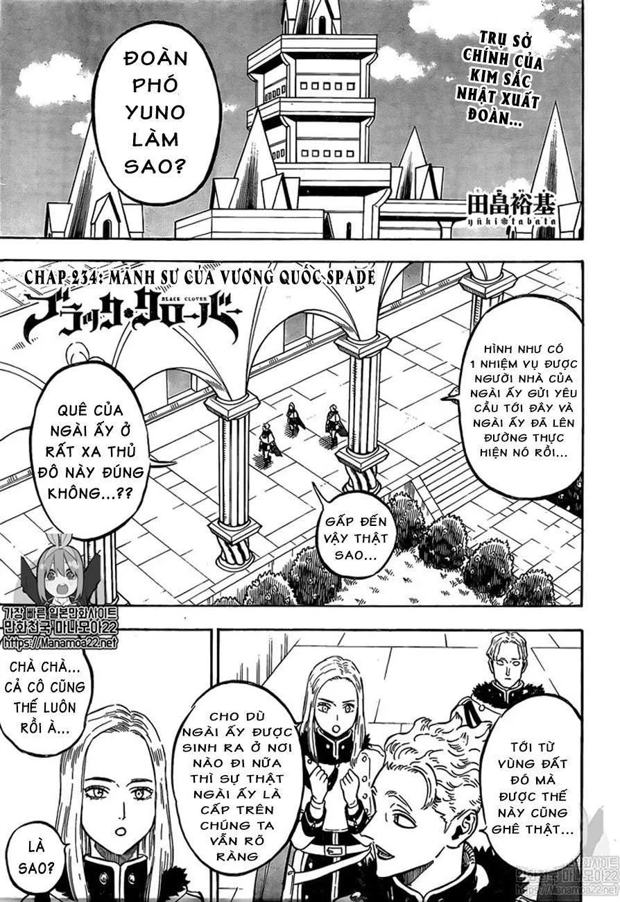 Black Clover - Thế Giới Phép Thuật Chap 234 - Next Chap 235