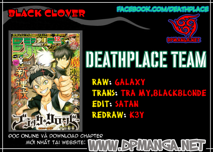 Black Clover - Thế Giới Phép Thuật Chap 25 - Next Chap 26