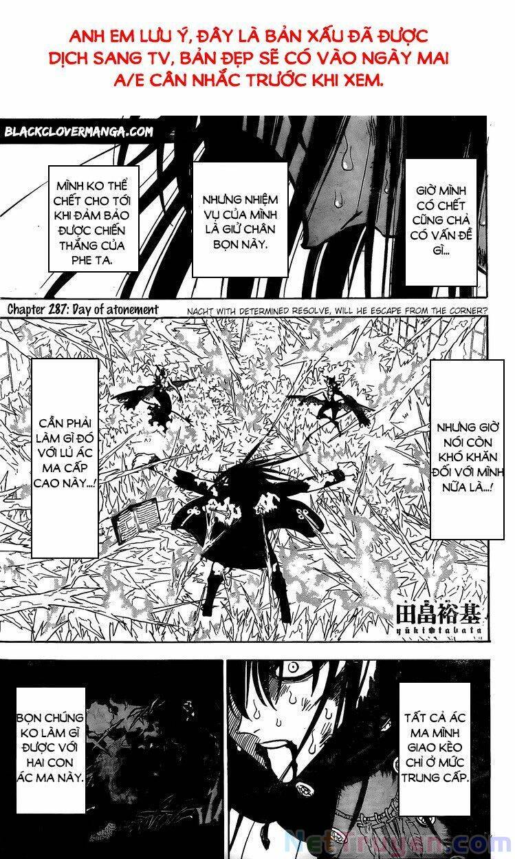 Black Clover - Thế Giới Phép Thuật Chap 287 - Next Chap 288