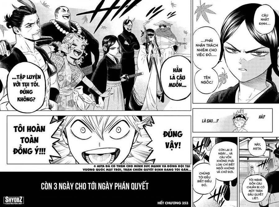 Black Clover - Thế Giới Phép Thuật Chap 353 - Next Chap 354