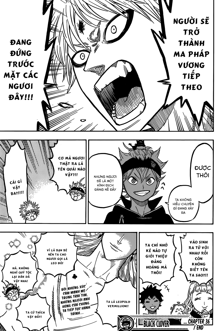 Black Clover - Thế Giới Phép Thuật Chap 36 - Next Chap 37