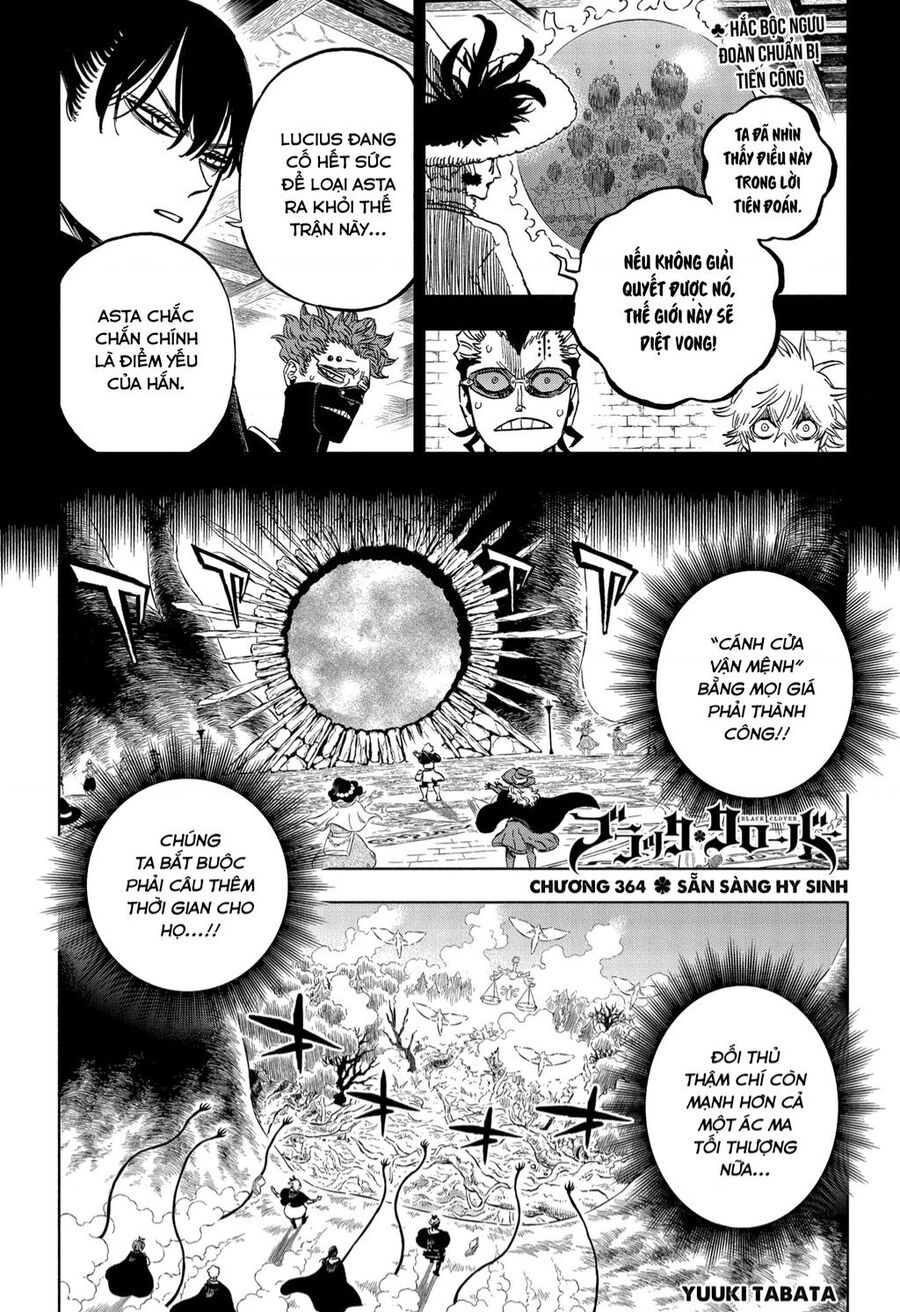 Black Clover - Thế Giới Phép Thuật Chap 364 - Next Chap 365