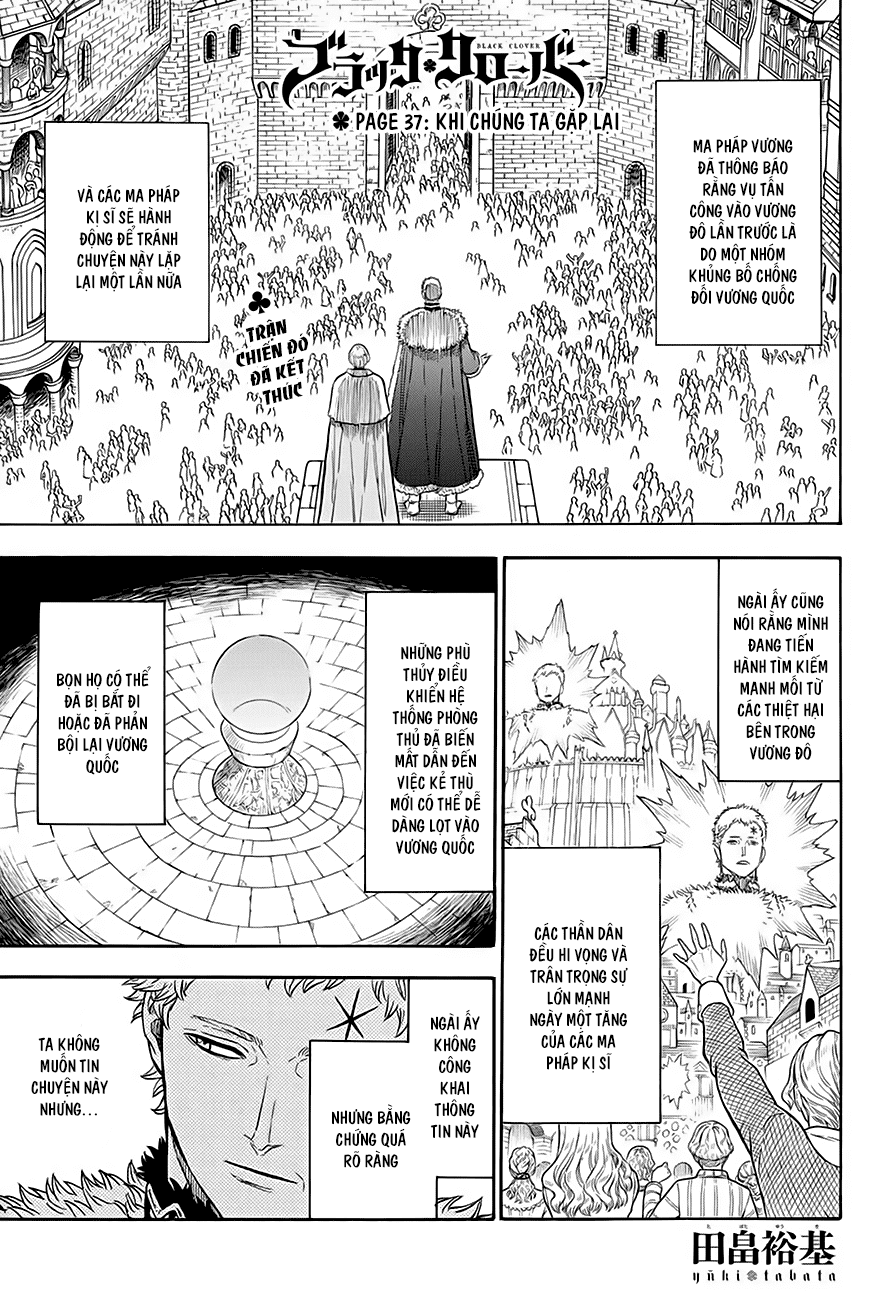 Black Clover - Thế Giới Phép Thuật Chap 37 - Next Chap 38