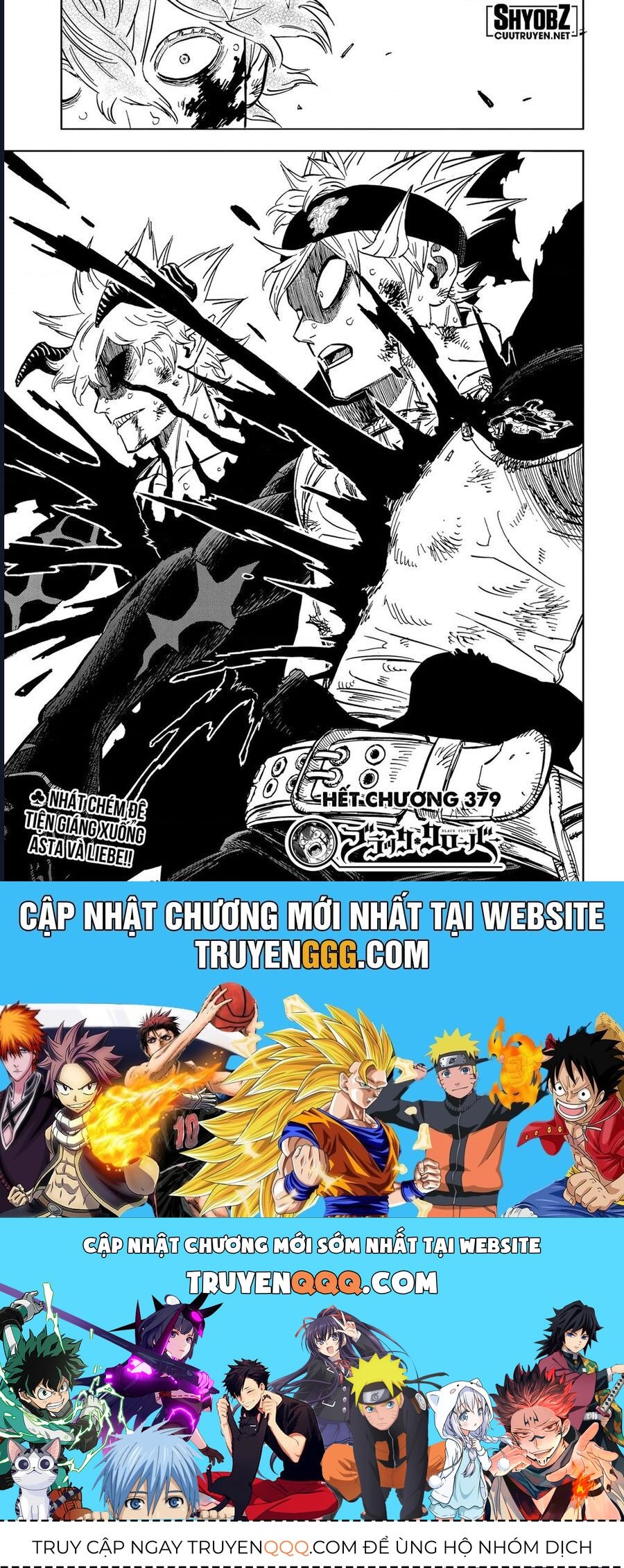 Black Clover - Thế Giới Phép Thuật Chap 379 - Next Chap 380
