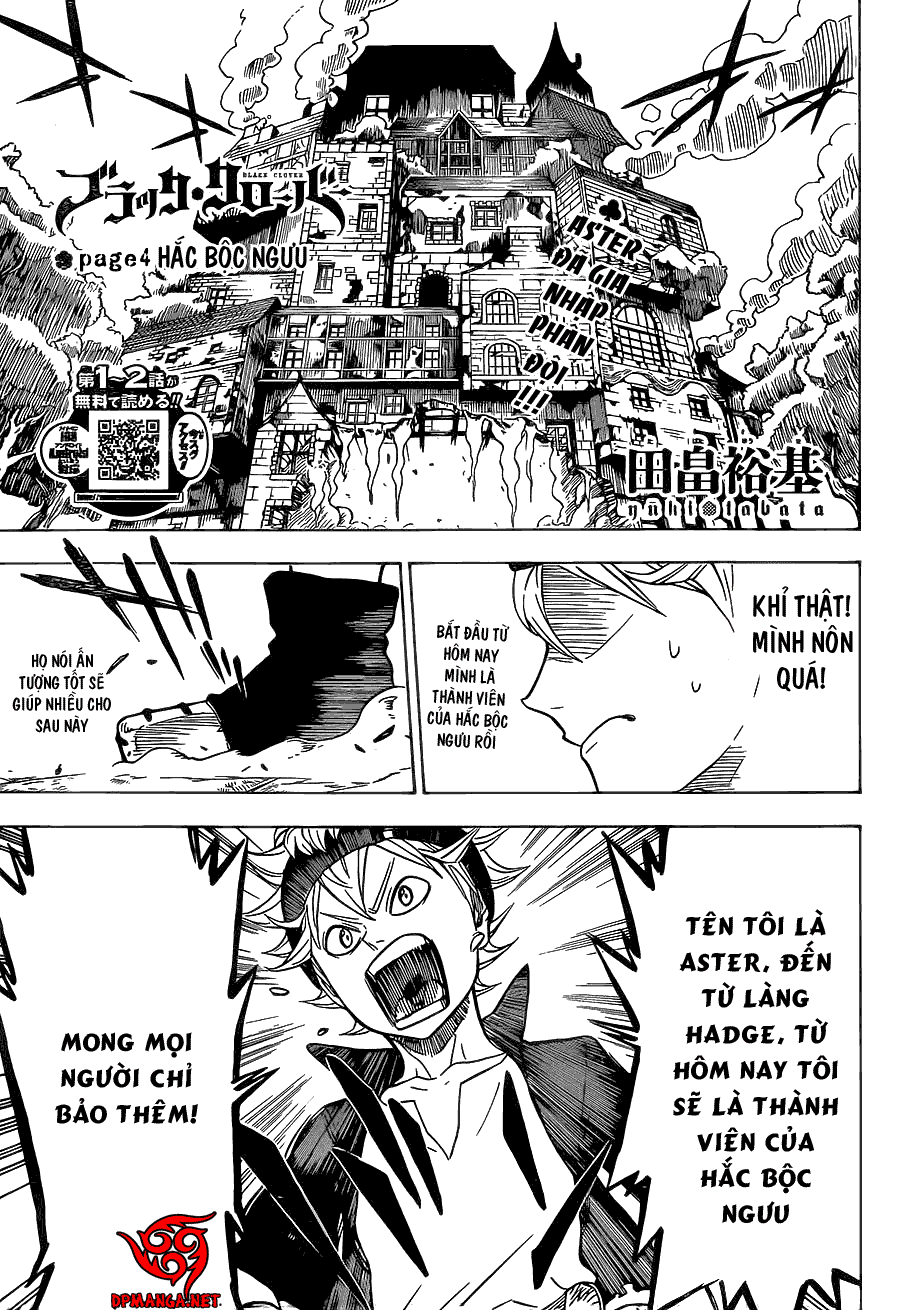 Black Clover - Thế Giới Phép Thuật Chap 4 - Next Chap 5