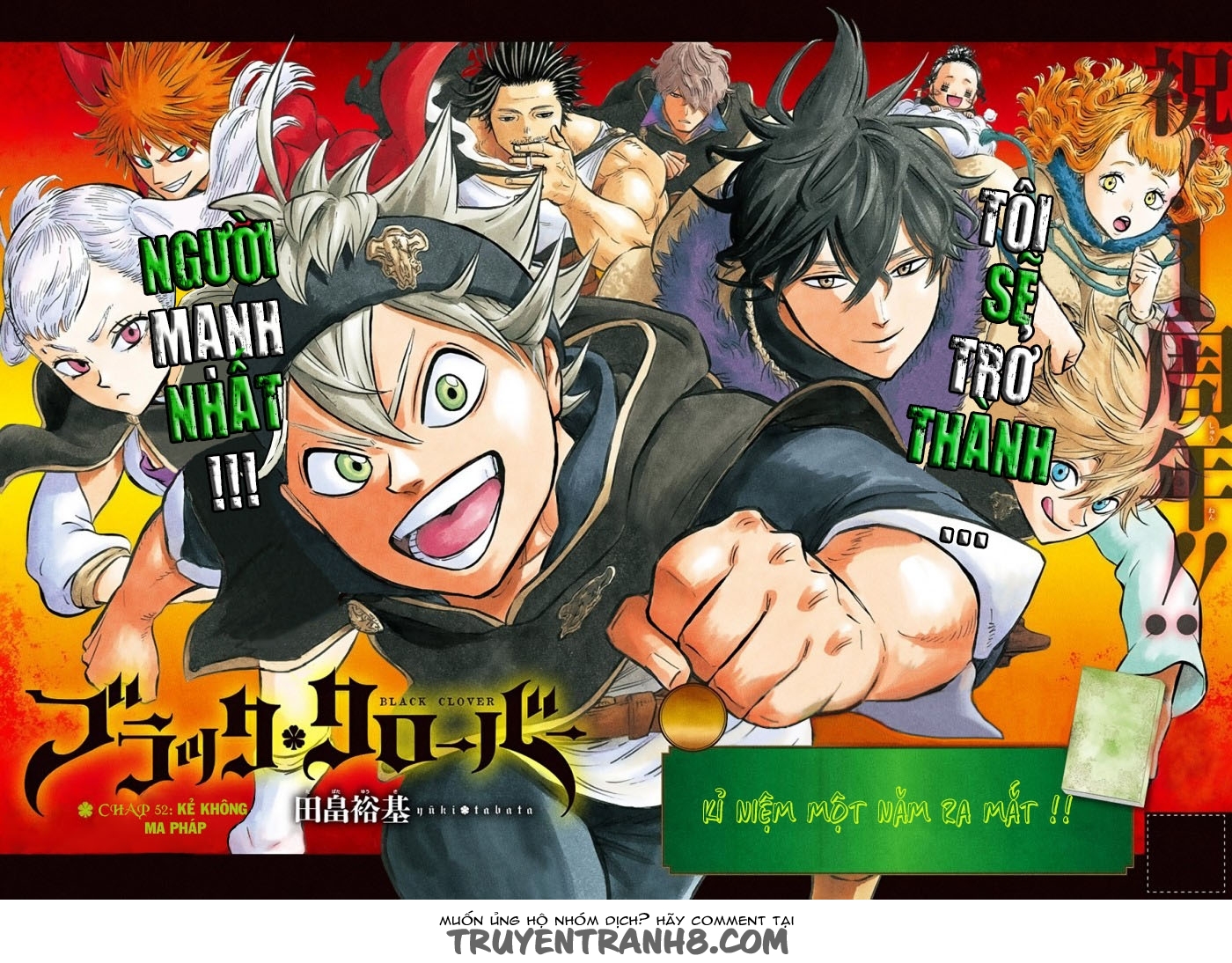Black Clover - Thế Giới Phép Thuật Chap 52 - Next Chap 53