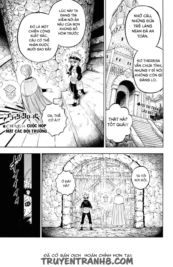 Black Clover - Thế Giới Phép Thuật Chap 54 - Next Chap 55