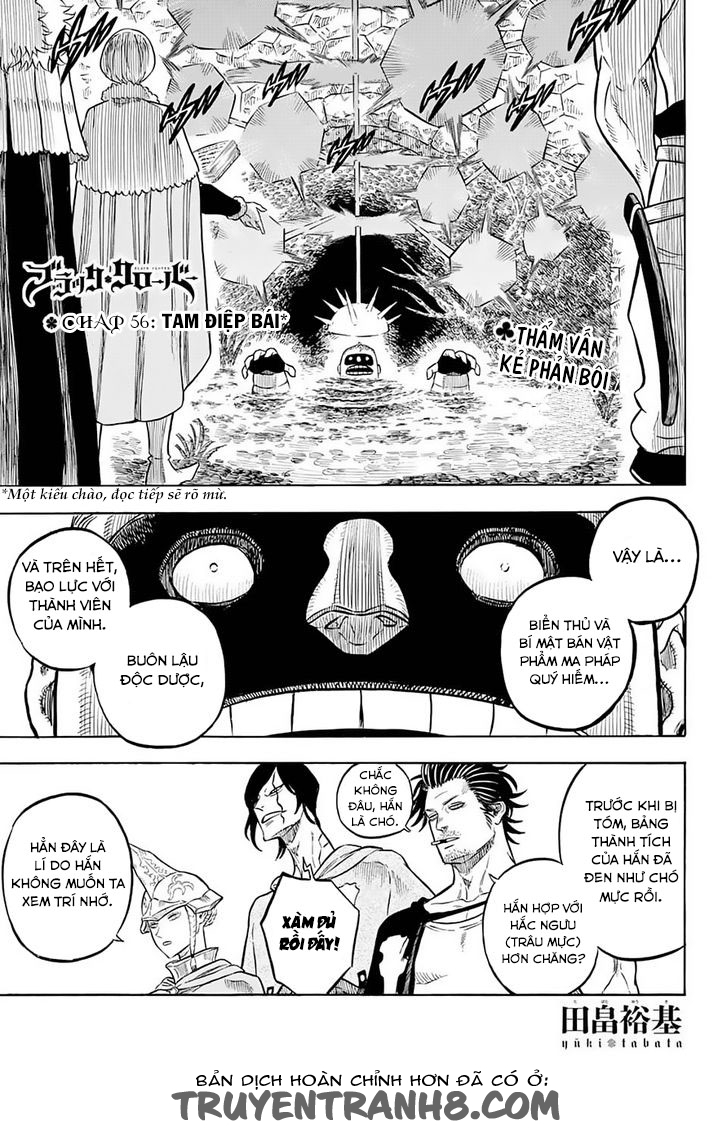 Black Clover - Thế Giới Phép Thuật Chap 56 - Next Chap 57
