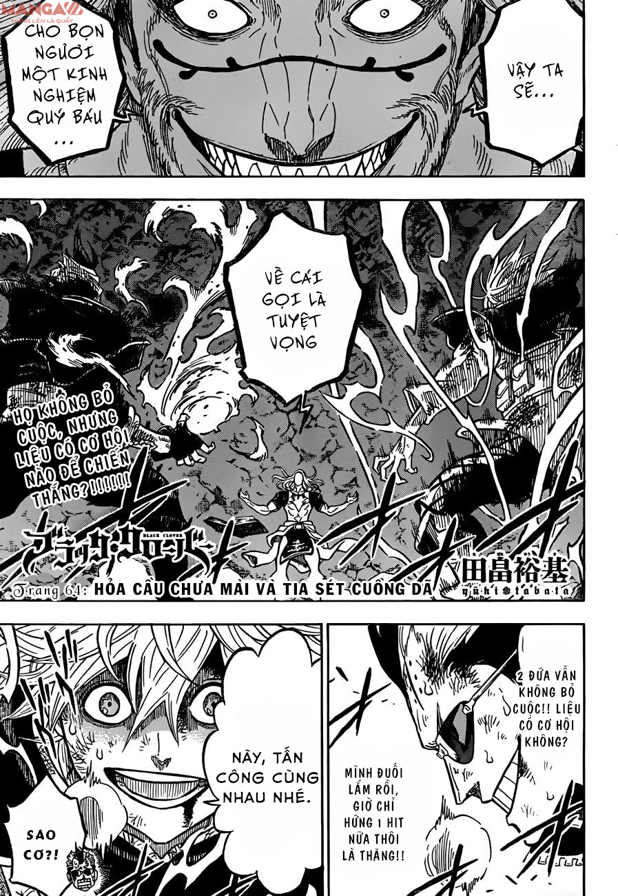 Black Clover - Thế Giới Phép Thuật Chap 64 - Next Chap 65