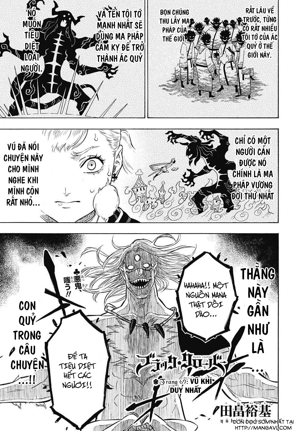 Black Clover - Thế Giới Phép Thuật Chap 69 - Next Chap 70