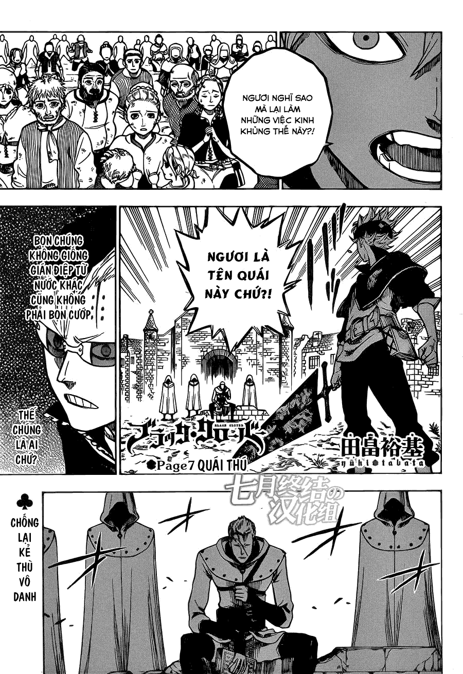 Black Clover - Thế Giới Phép Thuật Chap 7 - Next Chap 8
