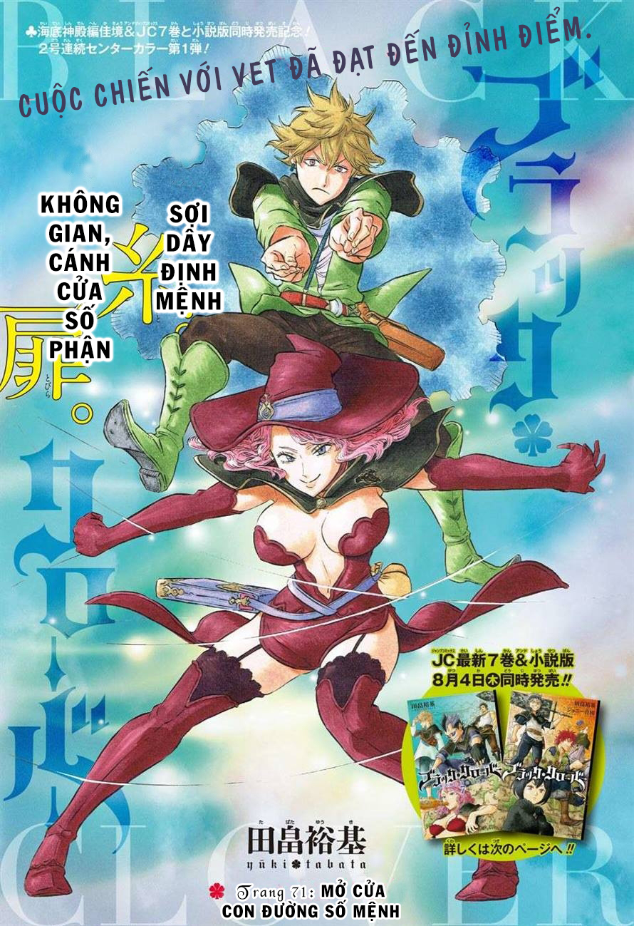Black Clover - Thế Giới Phép Thuật Chap 71 - Next Chap 72