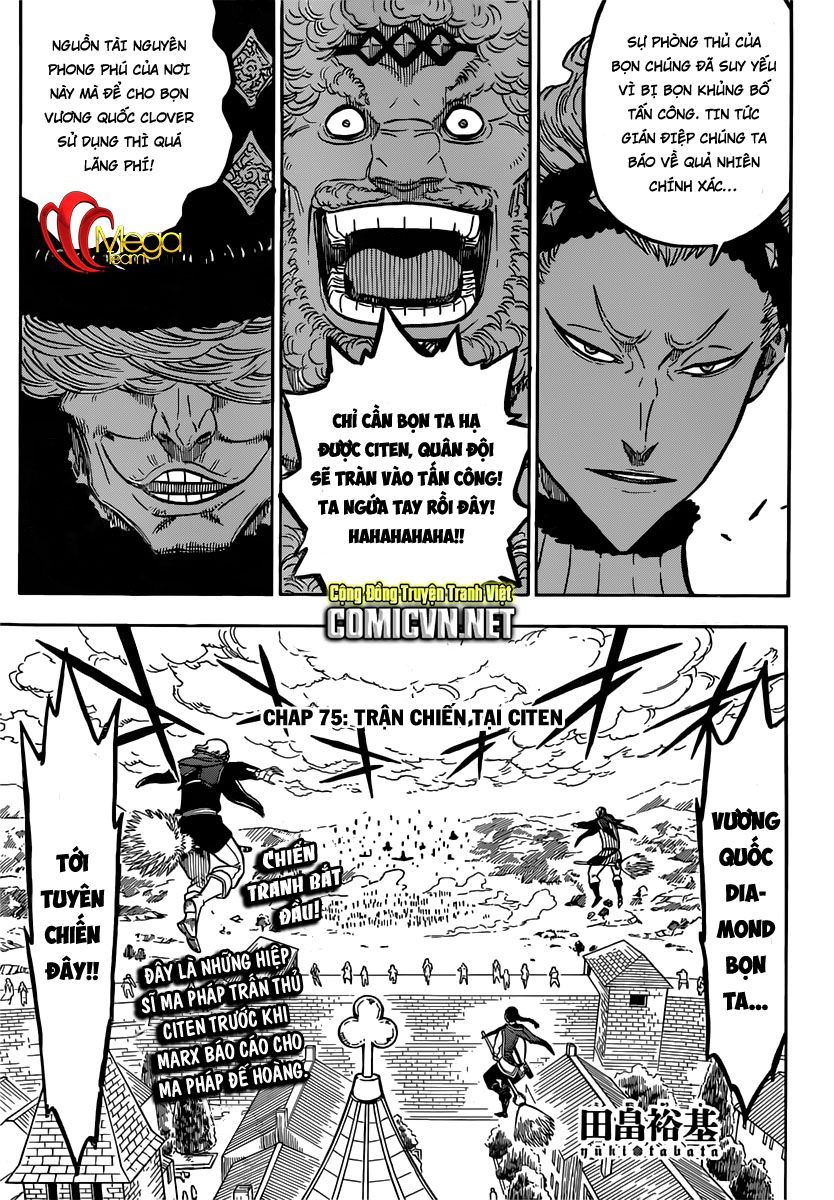 Black Clover - Thế Giới Phép Thuật Chap 75 - Next Chap 76