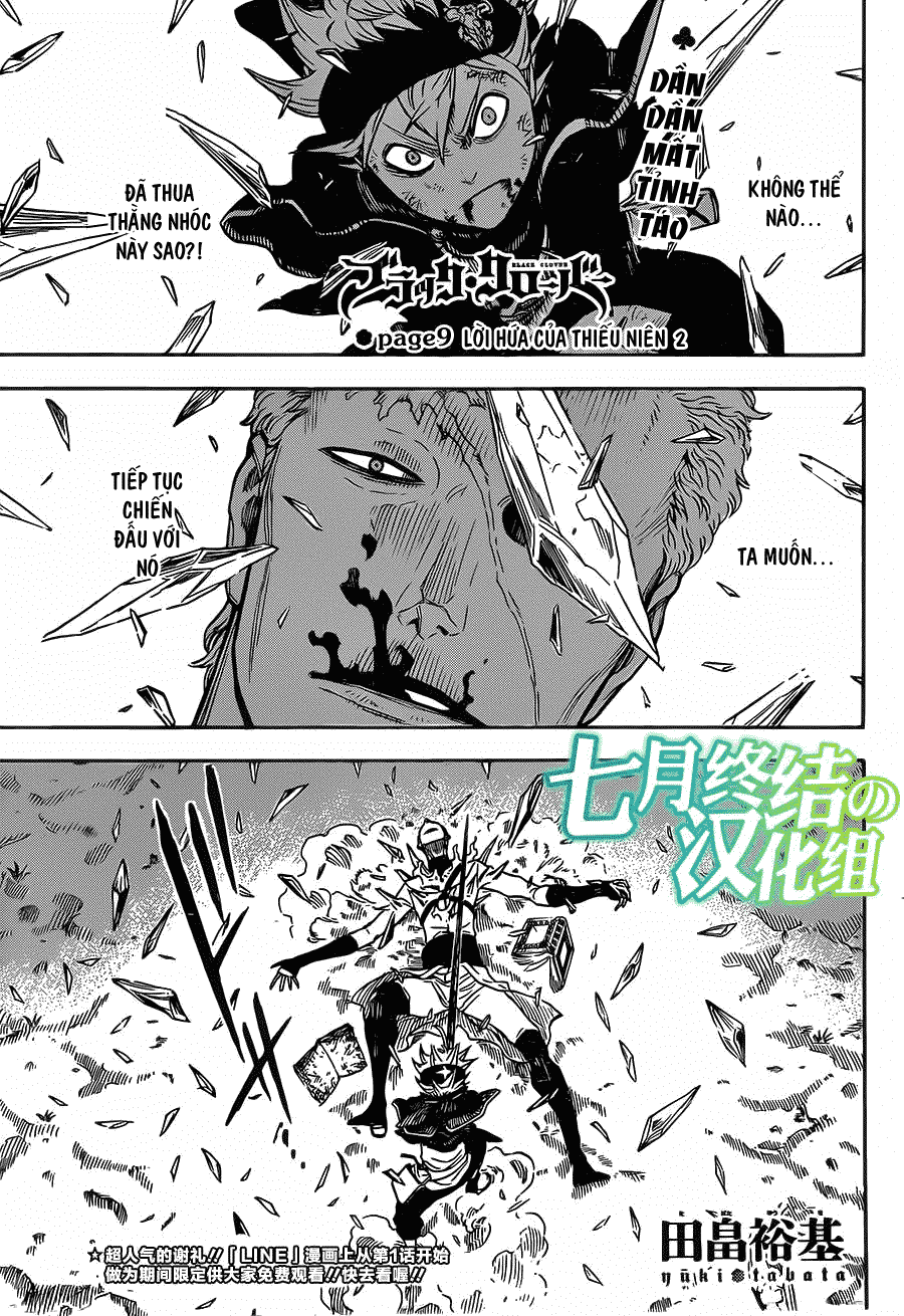 Black Clover - Thế Giới Phép Thuật Chap 9 - Next Chap 10