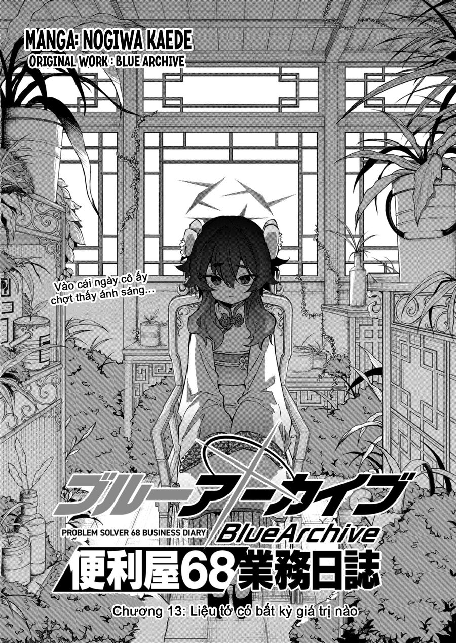 Blue Archive: Nhật Kí Nghiệp Vụ Của Handyman 68 Chap 13 - Next Chap 14