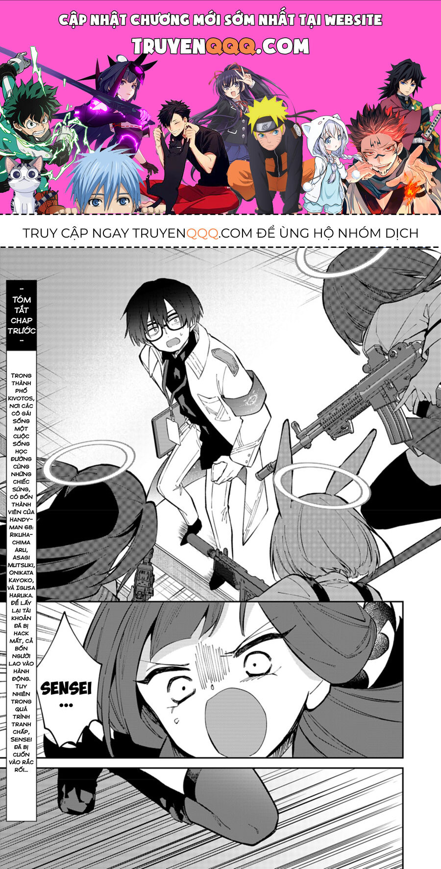 Blue Archive: Nhật Kí Nghiệp Vụ Của Handyman 68 Chap 21 - Next Chap 22