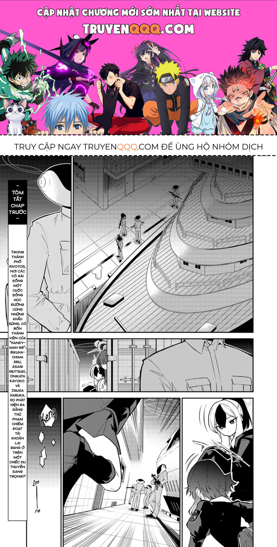 Blue Archive: Nhật Kí Nghiệp Vụ Của Handyman 68 Chap 23 - Next Chap 24