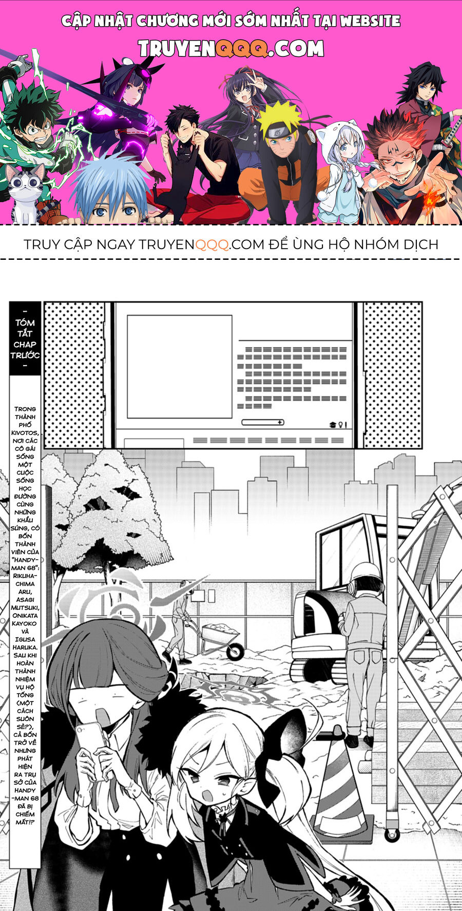 Blue Archive: Nhật Kí Nghiệp Vụ Của Handyman 68 Chap 25 - Next Chap 26