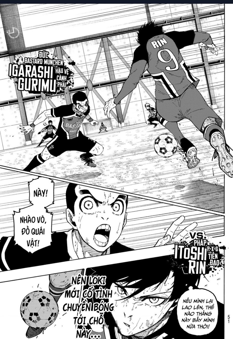 Blue Lock - Ngang Raw Chap 282 - Next Chap 283