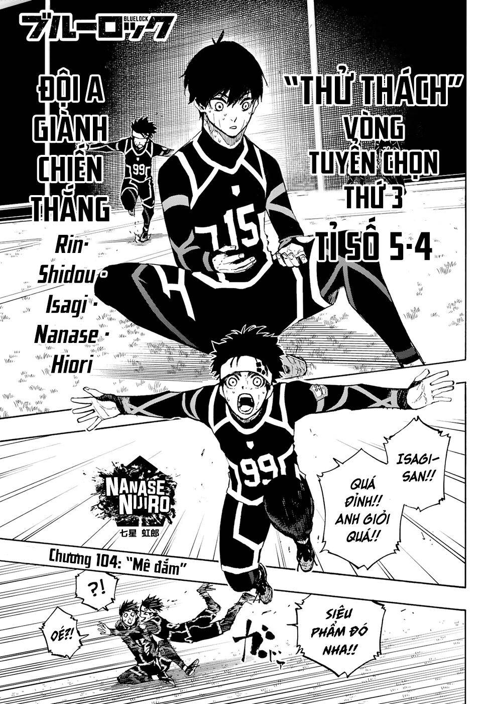 Blue Lock Chap 104 - Next Chap 105