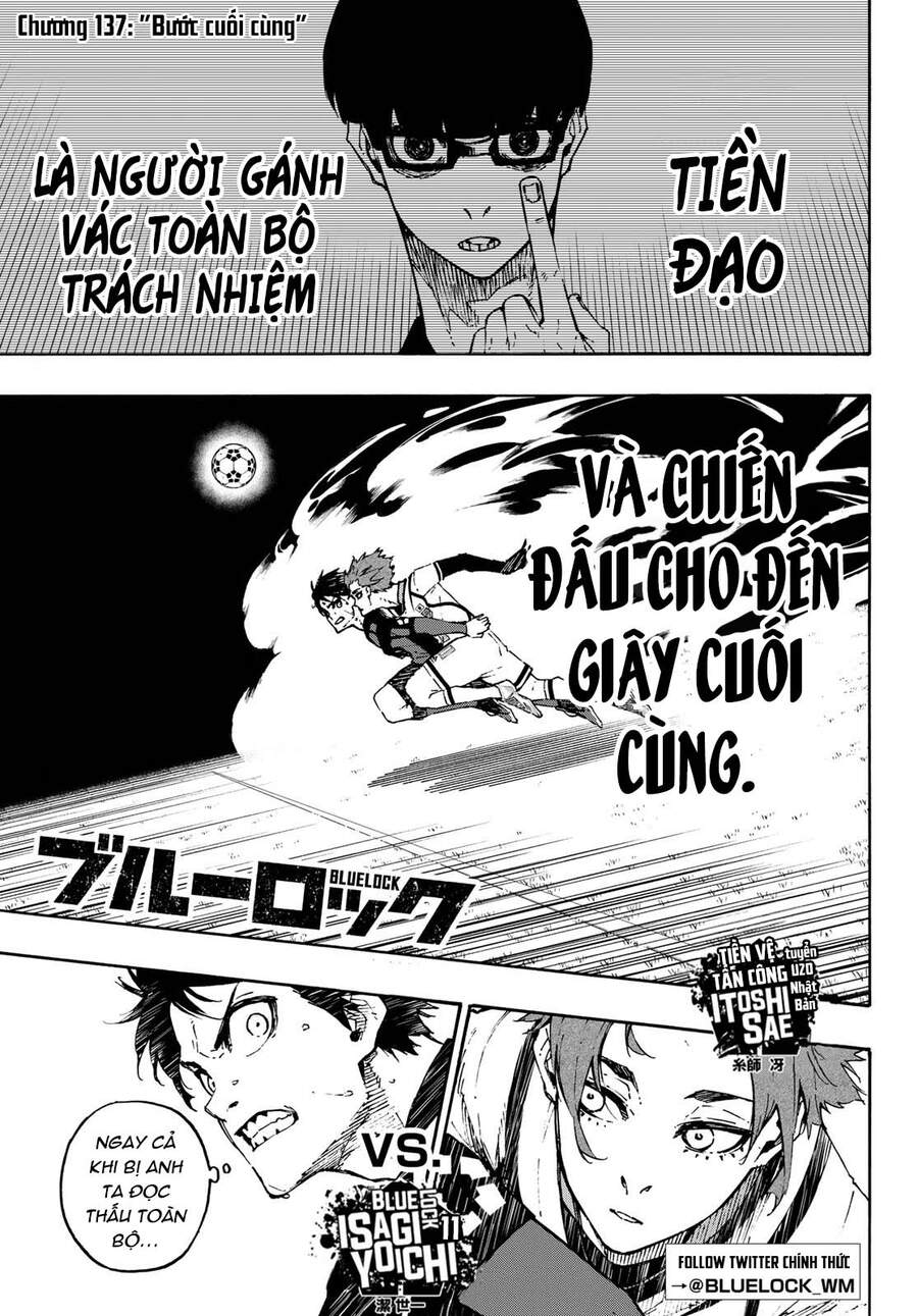 Blue Lock Chap 137 - Next Chap 138