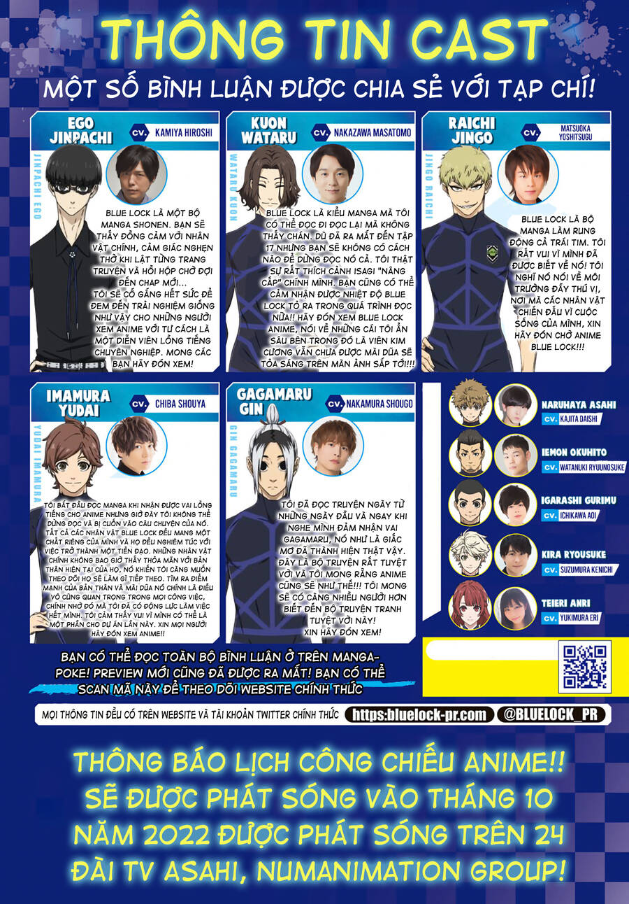 Blue Lock Chap 175 - Next Chap 176