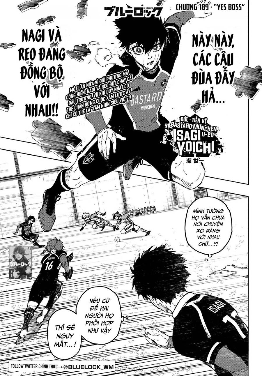 Blue Lock Chap 189 - Next Chap 190