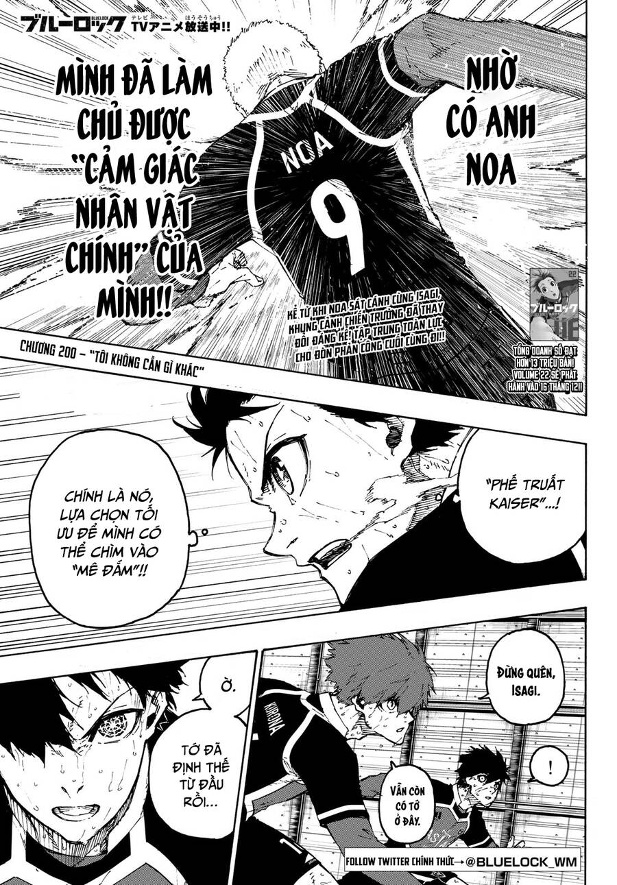 Blue Lock Chap 200 - Next Chap 201