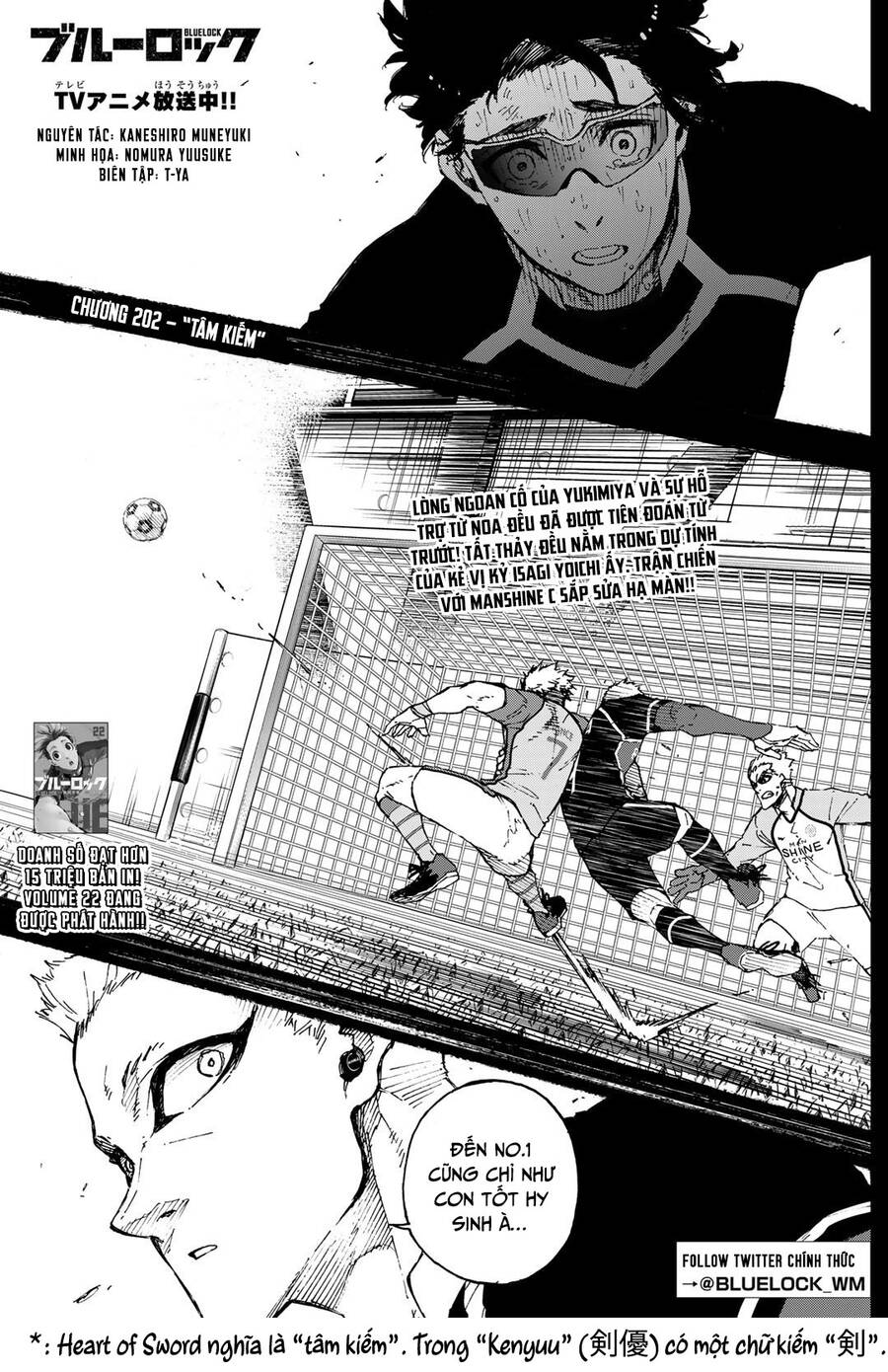 Blue Lock Chap 202 - Next Chap 203