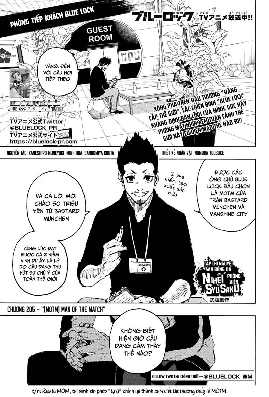 Blue Lock Chap 205 - Next Chap 206