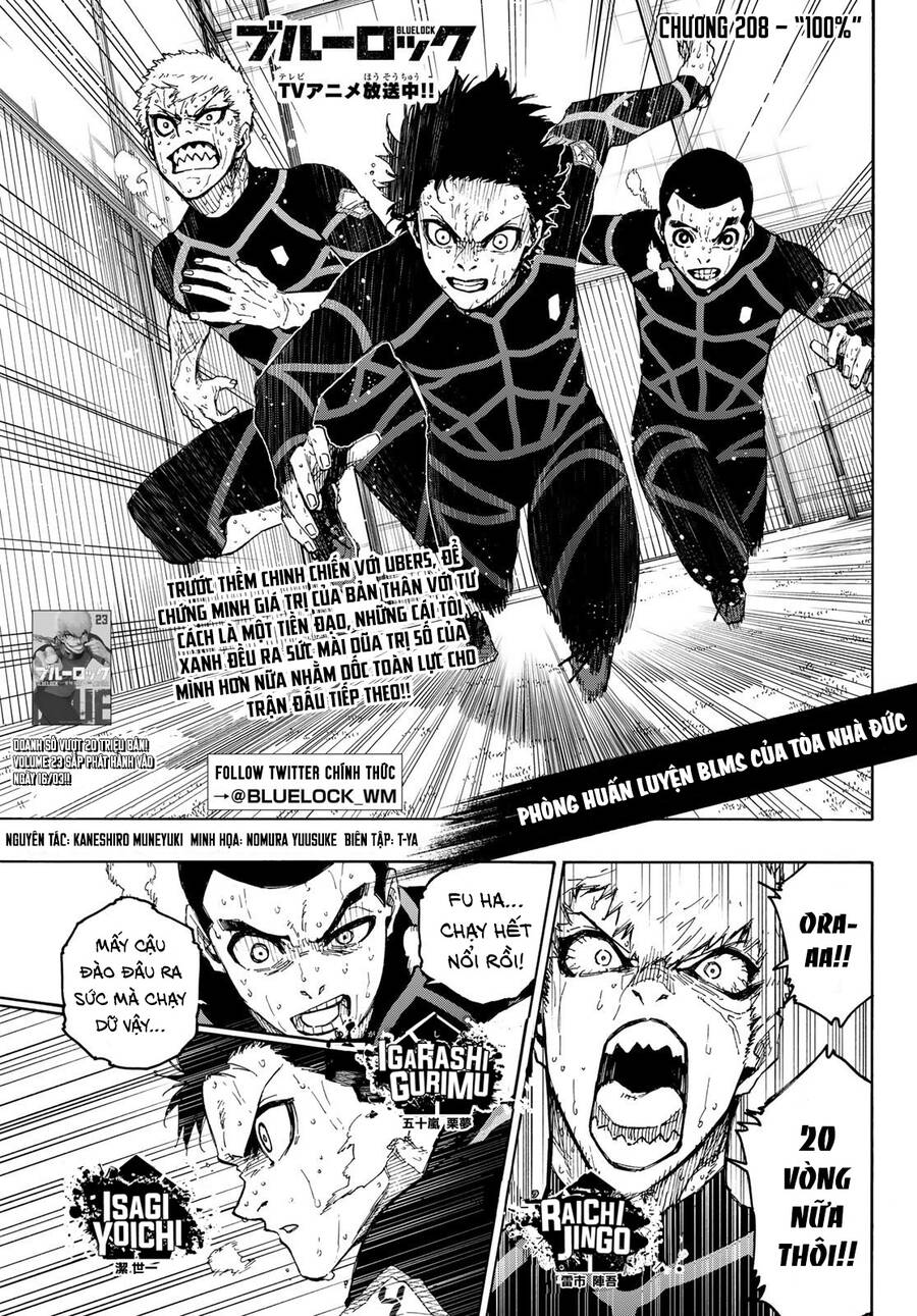 Blue Lock Chap 208 - Next Chap 209