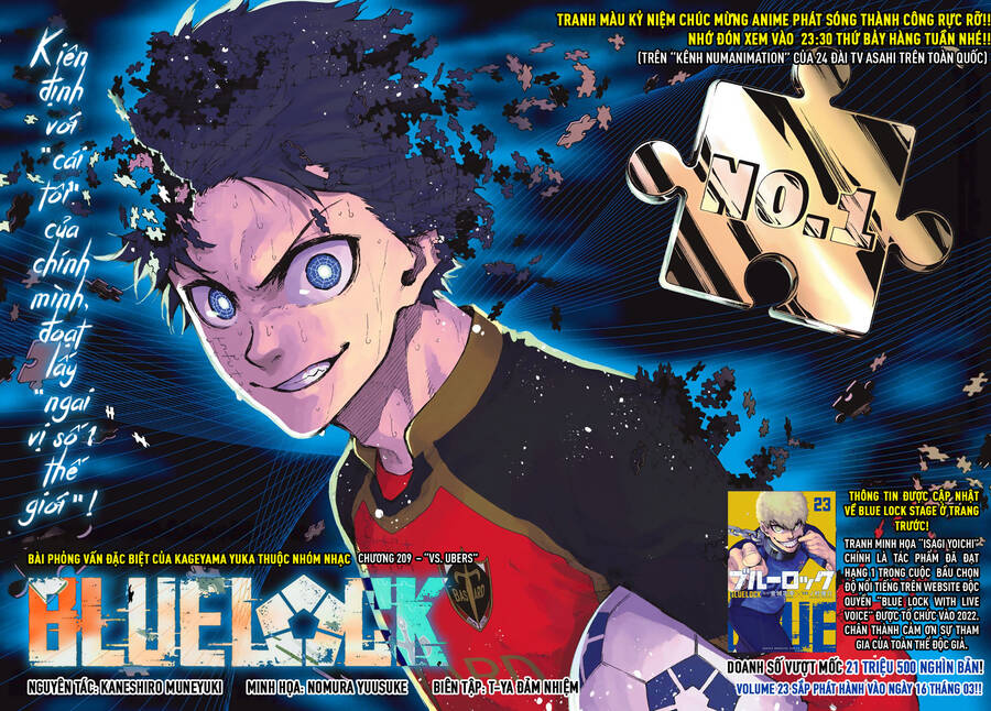 Blue Lock Chap 209 - Next Chap 210