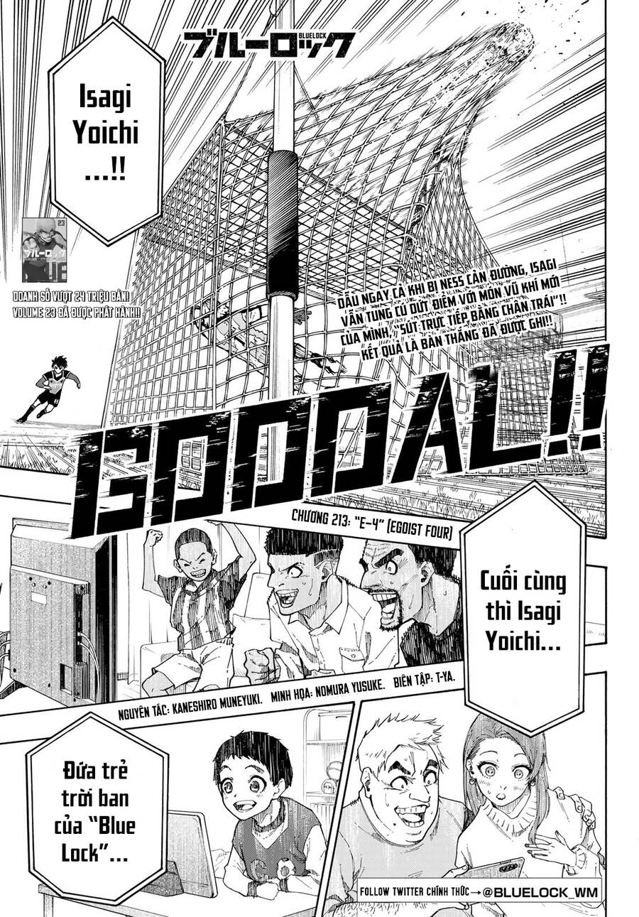 Blue Lock Chap 213 - Next Chap 214