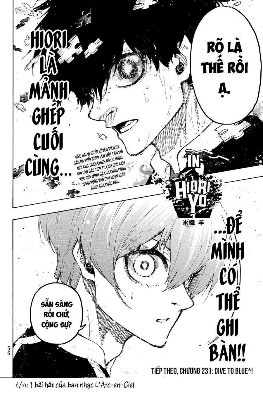 Blue Lock Chap 230 - Next Chap 231