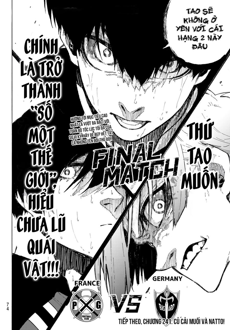 Blue Lock Chap 240 - Next Chap 241