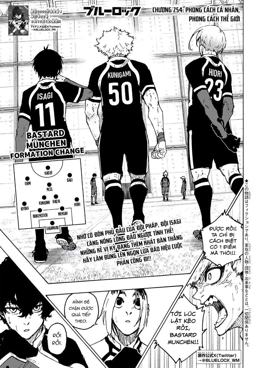 Blue Lock Chap 254 - Next Chap 255