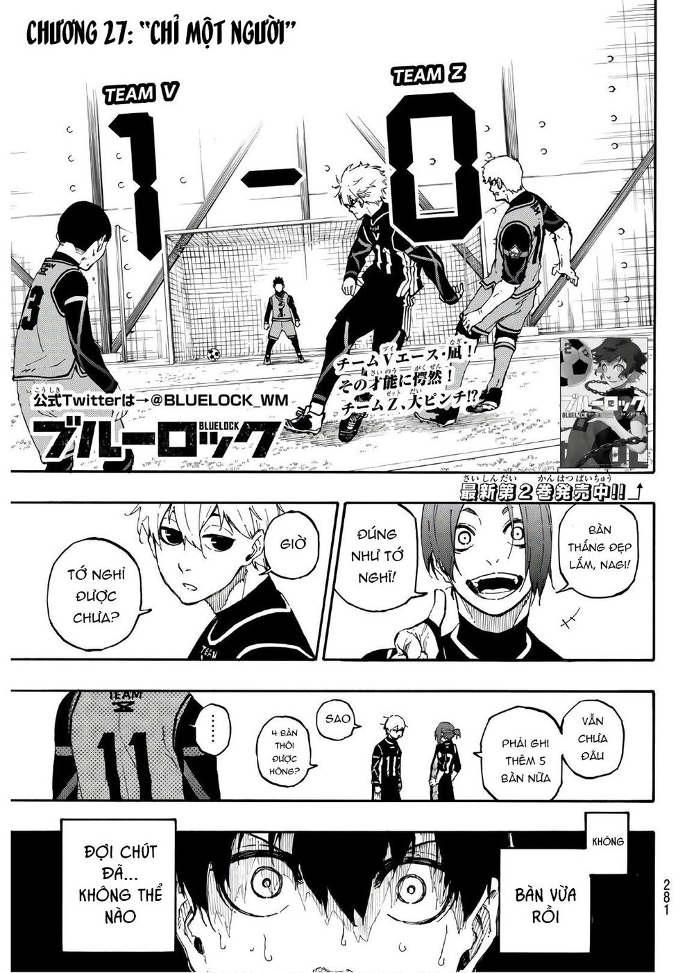 Blue Lock Chap 27 - Next Chap 28