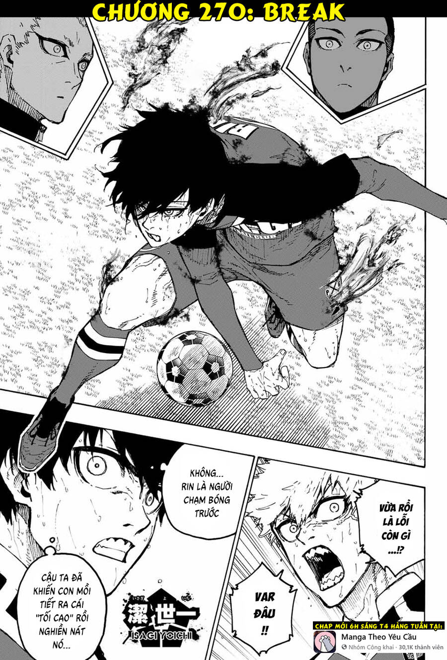 Blue Lock Chap 270 - Next Chap 271