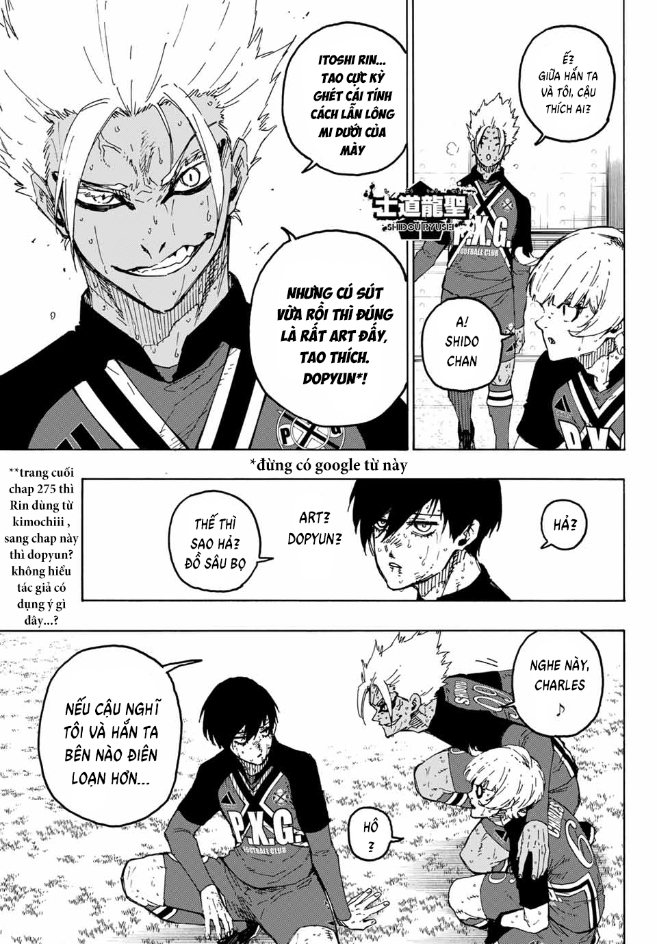 Blue Lock Chap 276 - Next Chap 277