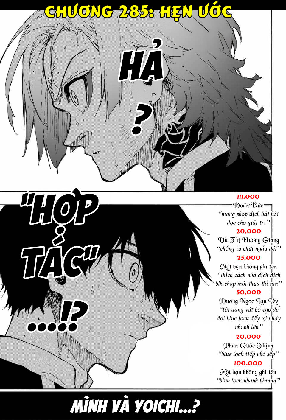 Blue Lock Chap 285 - Next Chap 286