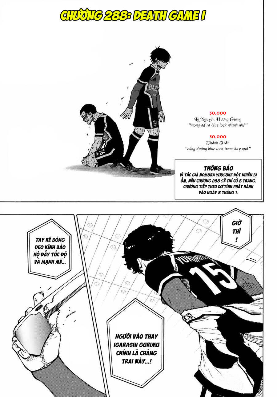Blue Lock Chap 288 - Next Chap 289